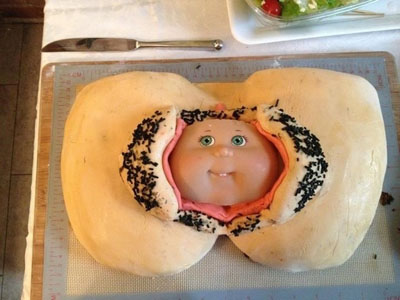 gross baby cake