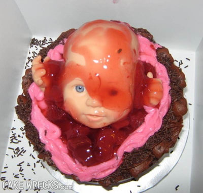 gross baby cake