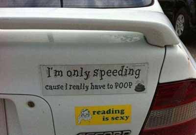 funny bumper sticker