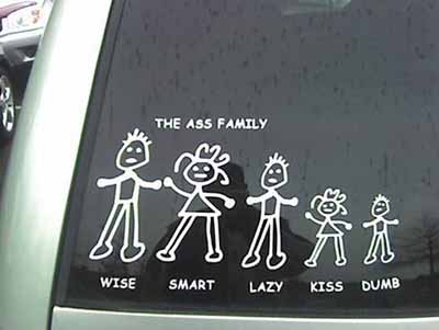 funny bumper sticker