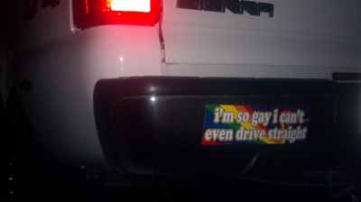 funny bumper sticker