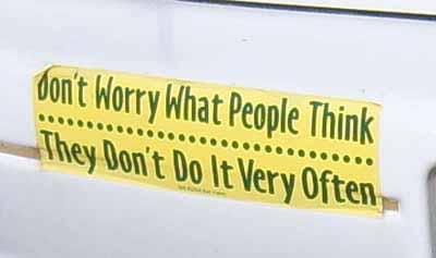 funny bumper sticker