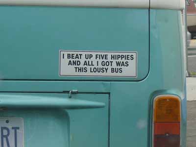 funny bumper sticker