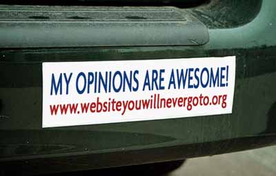 funny bumper sticker