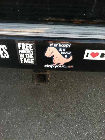 funny bumper sticker