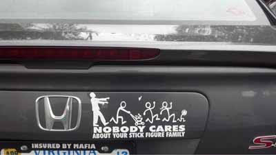 funny bumper sticker