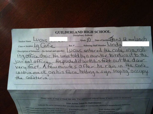 funny detention notes