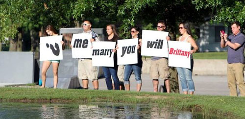 funny marriage proposals