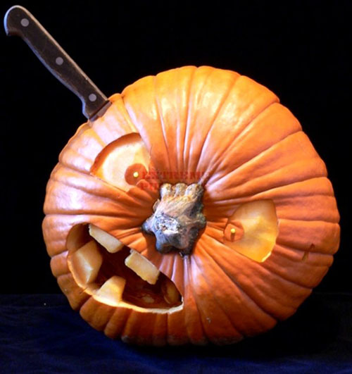 Funny, Scary, Weird, and Just Plain Wrong Pumpkin Carvings - Dose of Funny