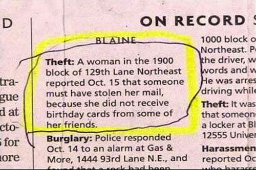 funny police reports
