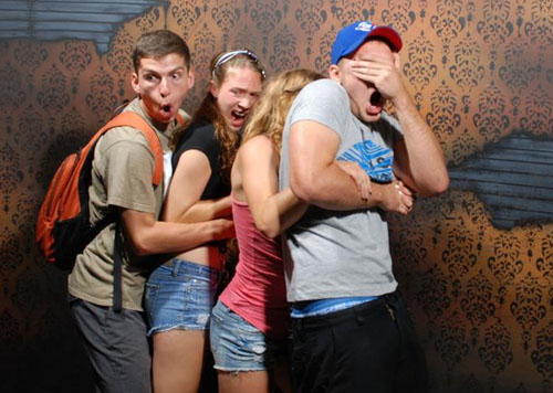 funny haunted house