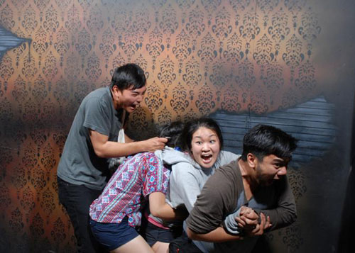 funny haunted house