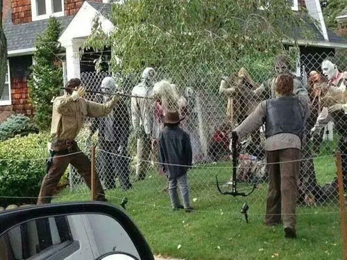 scary halloween decorations