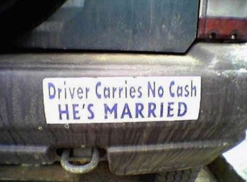 funny bumper stickers