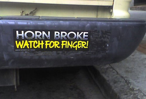 funny bumper stickers