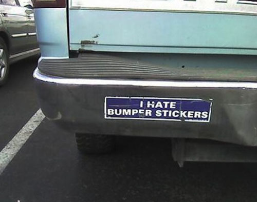 funny bumper stickers